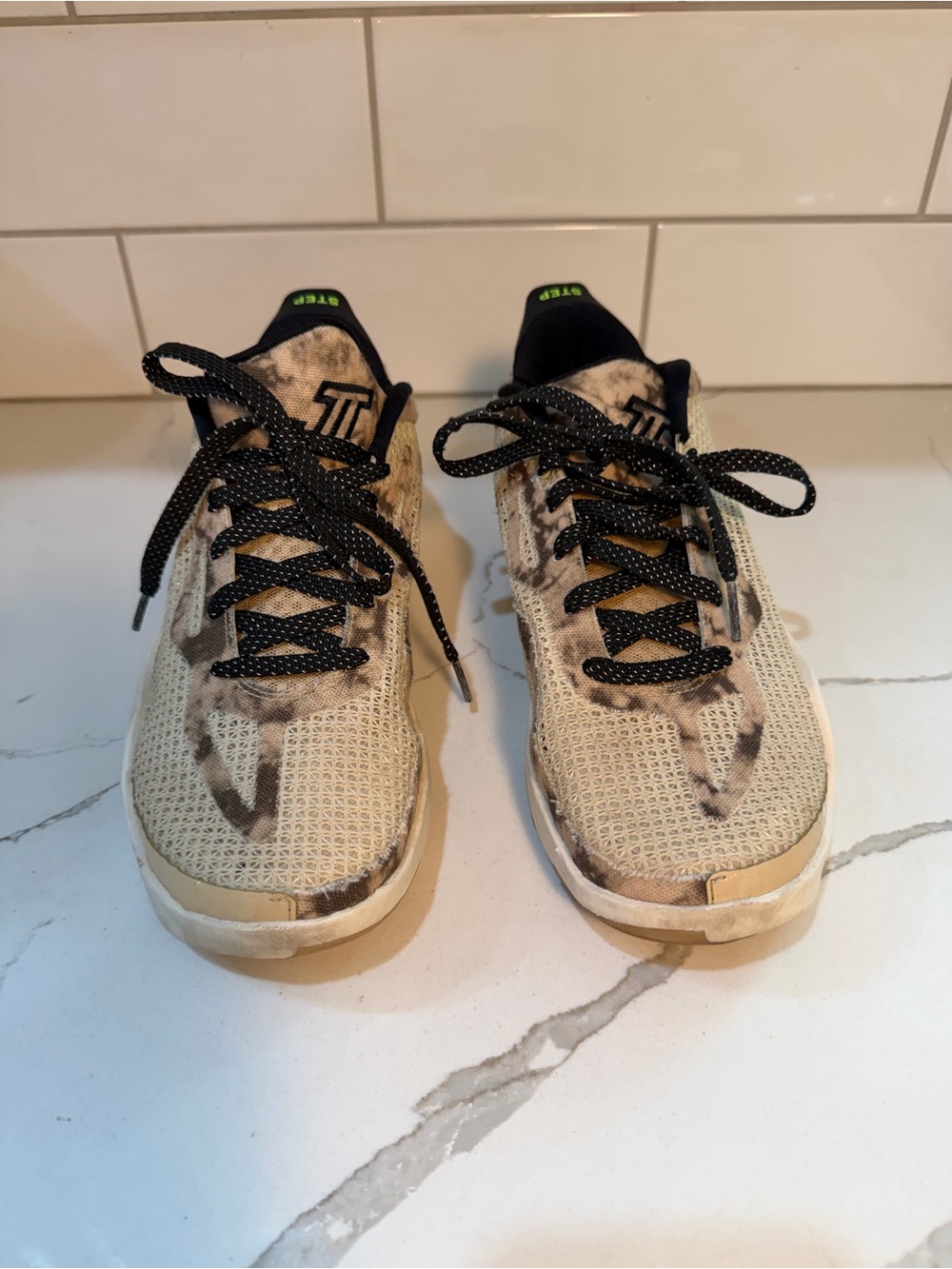 Nike Black Interior Sneaker with Cream Tongue Lining